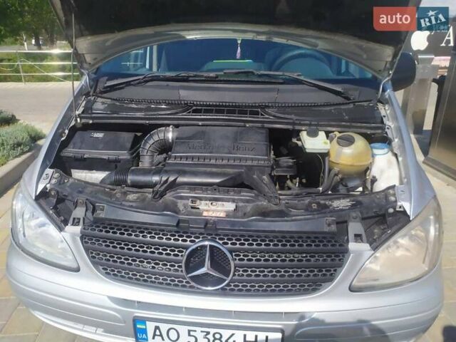 Серый Мерседес Вито, объемом двигателя 2.2 л и пробегом 460 тыс. км за 7300 $, фото 17 на Automoto.ua