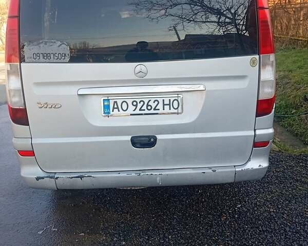 Серый Мерседес Вито, объемом двигателя 2.15 л и пробегом 284 тыс. км за 6500 $, фото 12 на Automoto.ua