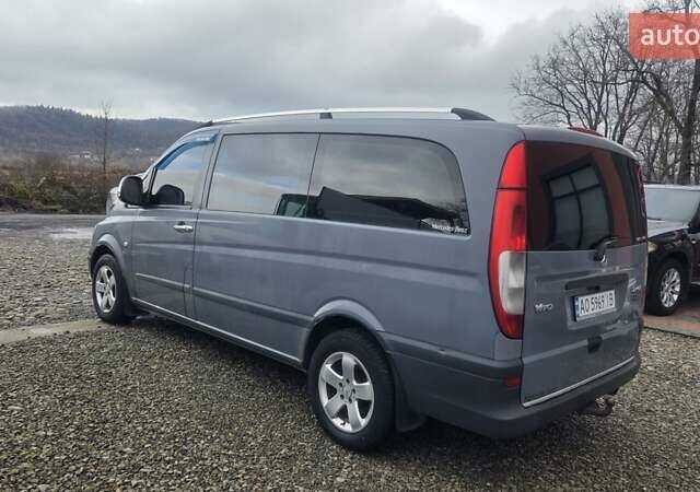 Серый Мерседес Вито, объемом двигателя 2.15 л и пробегом 370 тыс. км за 5850 $, фото 6 на Automoto.ua