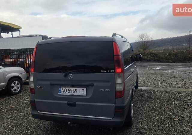 Серый Мерседес Вито, объемом двигателя 2.15 л и пробегом 370 тыс. км за 5850 $, фото 4 на Automoto.ua