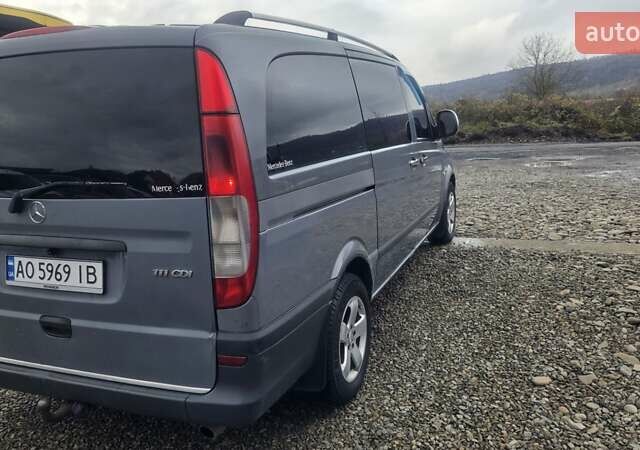 Серый Мерседес Вито, объемом двигателя 2.15 л и пробегом 370 тыс. км за 5850 $, фото 3 на Automoto.ua