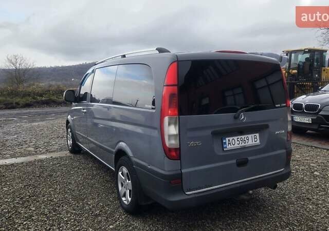 Серый Мерседес Вито, объемом двигателя 2.15 л и пробегом 370 тыс. км за 5850 $, фото 5 на Automoto.ua