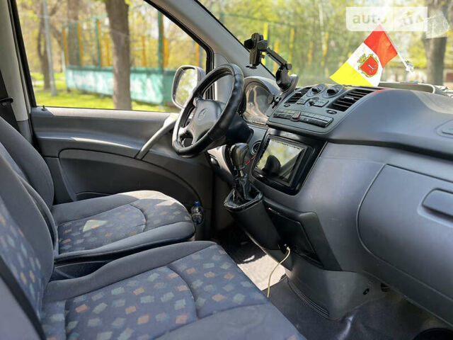 Сірий Мерседес Віто, об'ємом двигуна 2.2 л та пробігом 275 тис. км за 7900 $, фото 23 на Automoto.ua