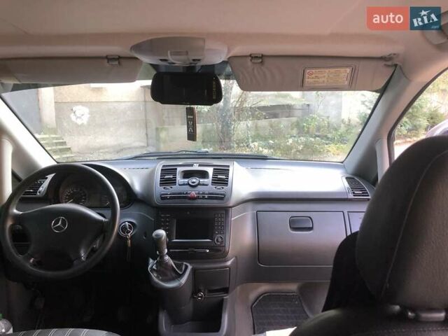 Серый Мерседес Вито, объемом двигателя 2.15 л и пробегом 265 тыс. км за 8700 $, фото 10 на Automoto.ua
