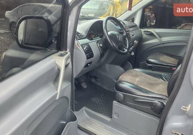 Серый Мерседес Вито, объемом двигателя 2.15 л и пробегом 370 тыс. км за 5850 $, фото 9 на Automoto.ua