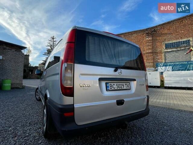 Серый Мерседес Вито, объемом двигателя 2.2 л и пробегом 455 тыс. км за 6800 $, фото 7 на Automoto.ua