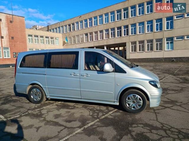 Серый Мерседес Вито, объемом двигателя 2.15 л и пробегом 387 тыс. км за 8500 $, фото 1 на Automoto.ua