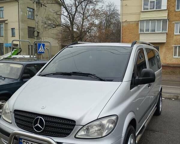 Серый Мерседес Вито, объемом двигателя 2.2 л и пробегом 310 тыс. км за 8900 $, фото 3 на Automoto.ua