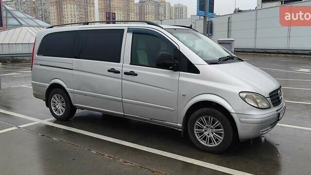 Серый Мерседес Вито, объемом двигателя 2.15 л и пробегом 367 тыс. км за 11500 $, фото 5 на Automoto.ua