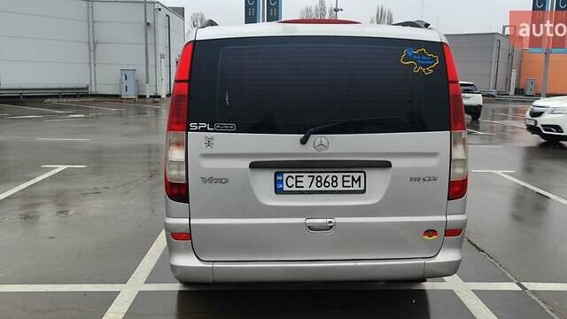 Серый Мерседес Вито, объемом двигателя 2.15 л и пробегом 367 тыс. км за 11500 $, фото 2 на Automoto.ua