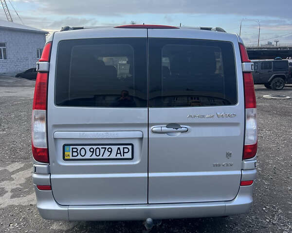 Серый Мерседес Вито, объемом двигателя 2.15 л и пробегом 235 тыс. км за 9500 $, фото 3 на Automoto.ua