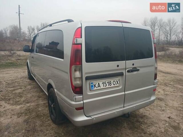 Серый Мерседес Вито, объемом двигателя 2.2 л и пробегом 180 тыс. км за 9900 $, фото 5 на Automoto.ua