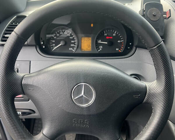 Серый Мерседес Вито, объемом двигателя 2.15 л и пробегом 235 тыс. км за 9500 $, фото 7 на Automoto.ua