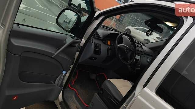 Серый Мерседес Вито, объемом двигателя 2.15 л и пробегом 367 тыс. км за 11500 $, фото 7 на Automoto.ua