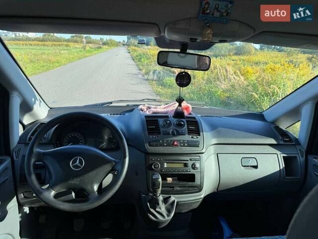 Серый Мерседес Вито, объемом двигателя 2.2 л и пробегом 208 тыс. км за 9500 $, фото 13 на Automoto.ua