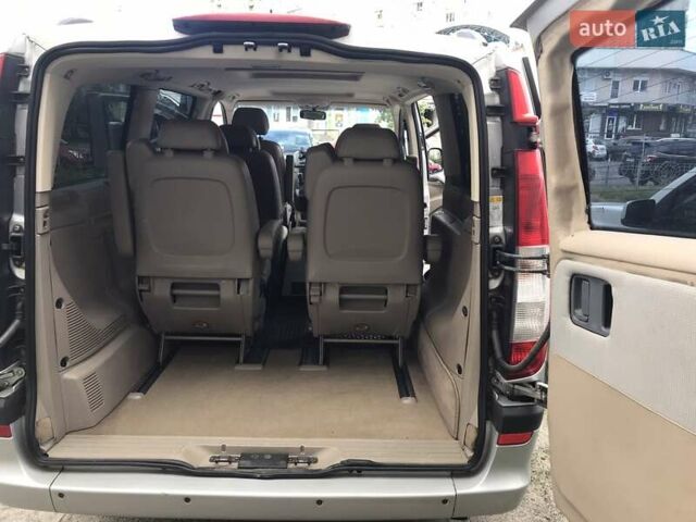 Серый Мерседес Вито, объемом двигателя 2.15 л и пробегом 370 тыс. км за 10800 $, фото 13 на Automoto.ua