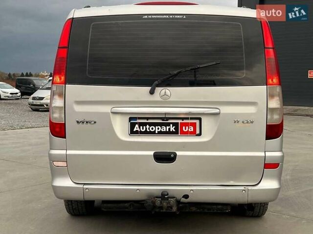 Серый Мерседес Вито, объемом двигателя 2.2 л и пробегом 428 тыс. км за 10990 $, фото 5 на Automoto.ua