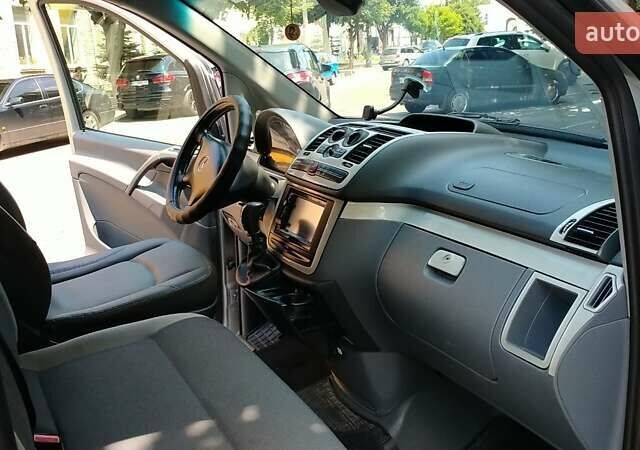 Серый Мерседес Вито, объемом двигателя 2.2 л и пробегом 305 тыс. км за 7500 $, фото 9 на Automoto.ua