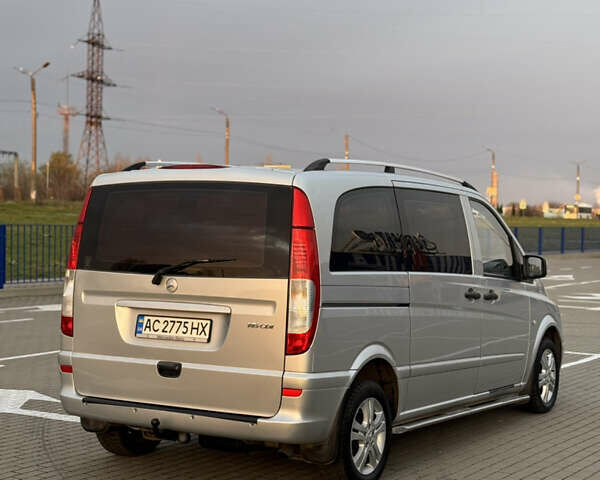 Серый Мерседес Вито, объемом двигателя 2.2 л и пробегом 238 тыс. км за 11500 $, фото 3 на Automoto.ua