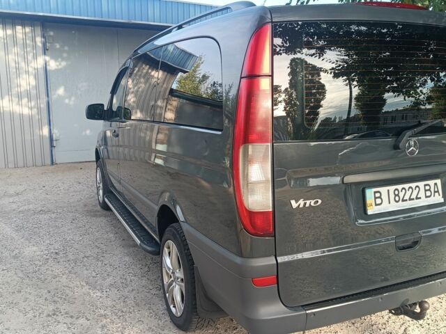 Серый Мерседес Вито, объемом двигателя 2 л и пробегом 340 тыс. км за 18500 $, фото 5 на Automoto.ua