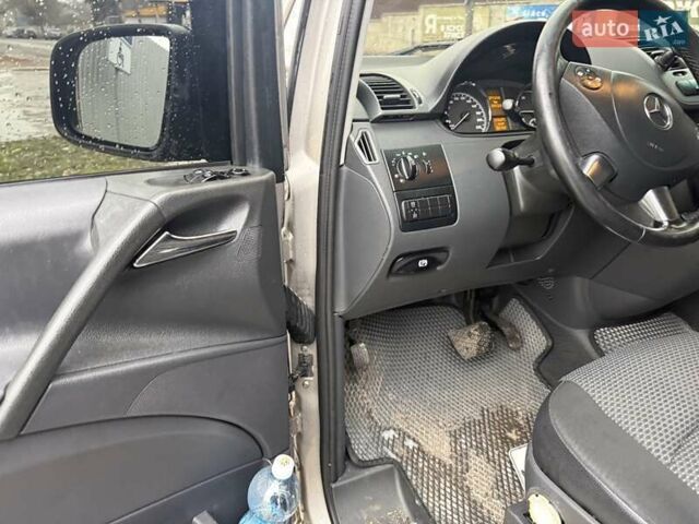 Серый Мерседес Вито, объемом двигателя 2.14 л и пробегом 370 тыс. км за 10500 $, фото 14 на Automoto.ua
