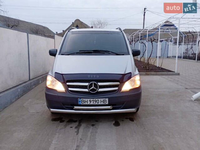 Серый Мерседес Вито, объемом двигателя 2.2 л и пробегом 287 тыс. км за 13500 $, фото 2 на Automoto.ua