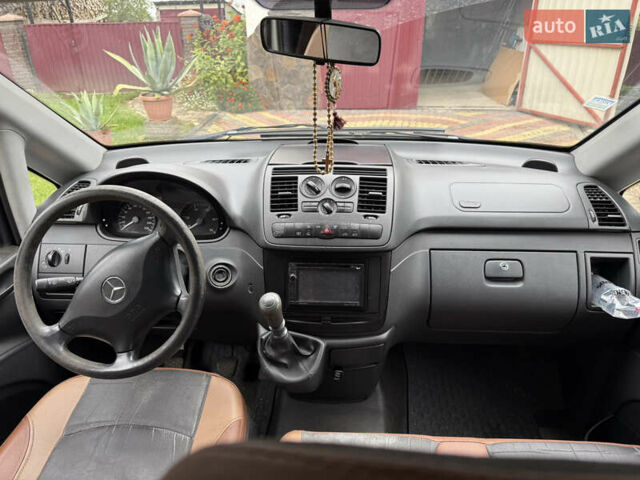 Серый Мерседес Вито, объемом двигателя 2.2 л и пробегом 327 тыс. км за 10500 $, фото 9 на Automoto.ua