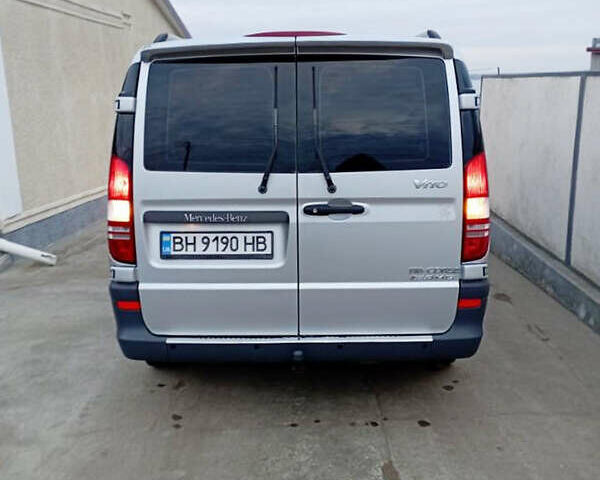 Серый Мерседес Вито, объемом двигателя 2.2 л и пробегом 287 тыс. км за 13500 $, фото 8 на Automoto.ua