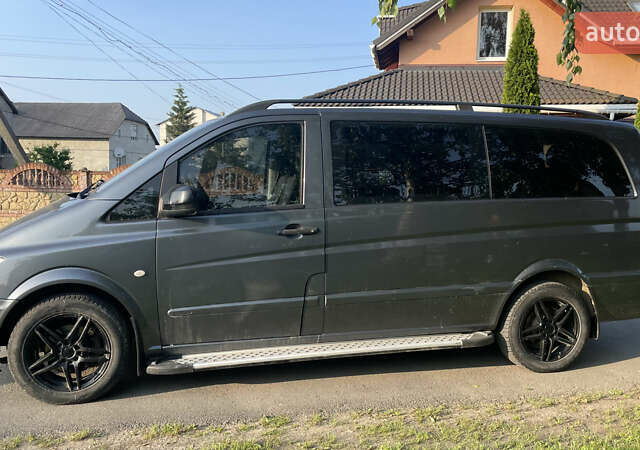 Серый Мерседес Вито, объемом двигателя 2.14 л и пробегом 292 тыс. км за 14000 $, фото 3 на Automoto.ua