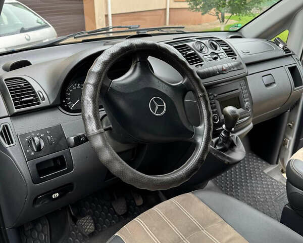 Серый Мерседес Вито, объемом двигателя 2.14 л и пробегом 163 тыс. км за 11200 $, фото 4 на Automoto.ua