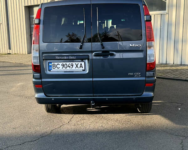 Серый Мерседес Вито, объемом двигателя 2.14 л и пробегом 263 тыс. км за 17300 $, фото 3 на Automoto.ua