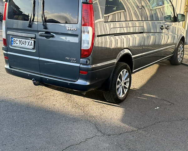 Серый Мерседес Вито, объемом двигателя 2.14 л и пробегом 263 тыс. км за 17300 $, фото 2 на Automoto.ua