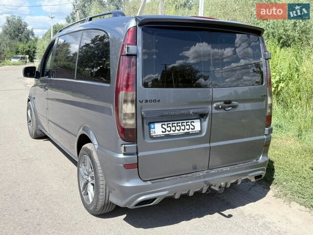 Серый Мерседес Вито, объемом двигателя 2.99 л и пробегом 290 тыс. км за 12500 $, фото 1 на Automoto.ua