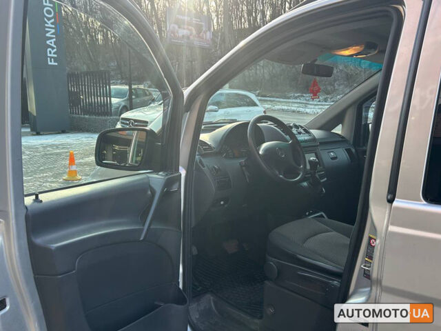 Серый Мерседес Вито, объемом двигателя 2.2 л и пробегом 268 тыс. км за 15100 $, фото 6 на Automoto.ua