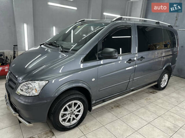 Серый Мерседес Вито, объемом двигателя 2.2 л и пробегом 247 тыс. км за 19999 $, фото 3 на Automoto.ua