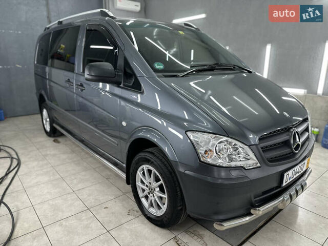Серый Мерседес Вито, объемом двигателя 2.2 л и пробегом 247 тыс. км за 19999 $, фото 10 на Automoto.ua