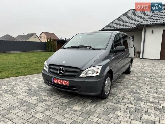 Серый Мерседес Вито, объемом двигателя 2.1 л и пробегом 297 тыс. км за 14900 $, фото 1 на Automoto.ua