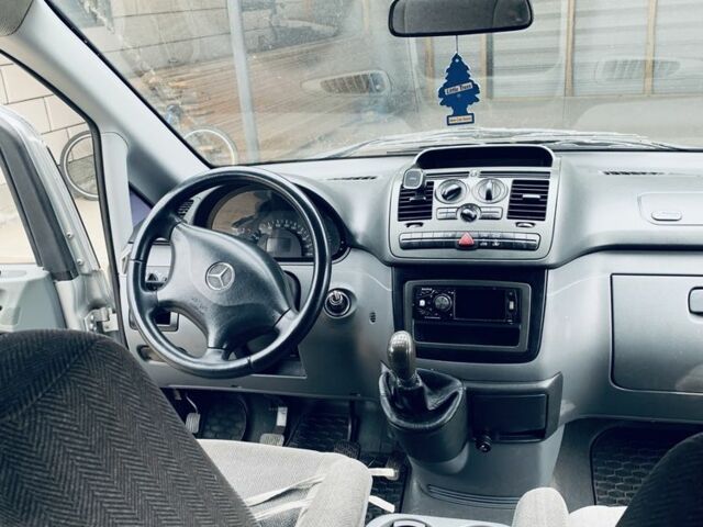 Серый Мерседес Вито, объемом двигателя 2.2 л и пробегом 350 тыс. км за 7600 $, фото 5 на Automoto.ua