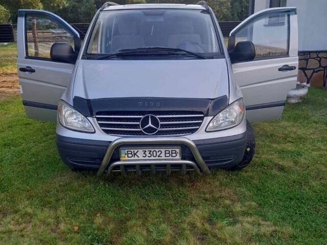 Серый Мерседес Вито, объемом двигателя 2.2 л и пробегом 350 тыс. км за 7600 $, фото 2 на Automoto.ua