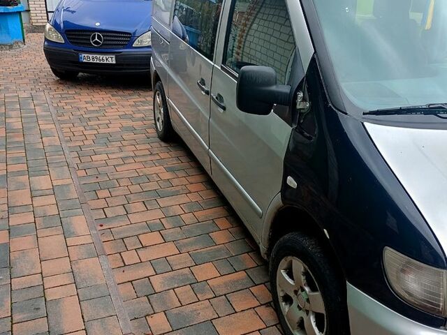 Серый Мерседес Вито, объемом двигателя 2.2 л и пробегом 275 тыс. км за 3000 $, фото 2 на Automoto.ua