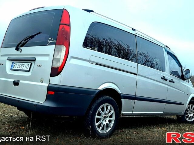 Серый Мерседес Вито, объемом двигателя 2.1 л и пробегом 250 тыс. км за 5900 $, фото 5 на Automoto.ua