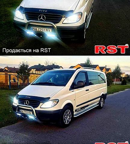 Серый Мерседес Вито, объемом двигателя 2.1 л и пробегом 181 тыс. км за 12900 $, фото 3 на Automoto.ua