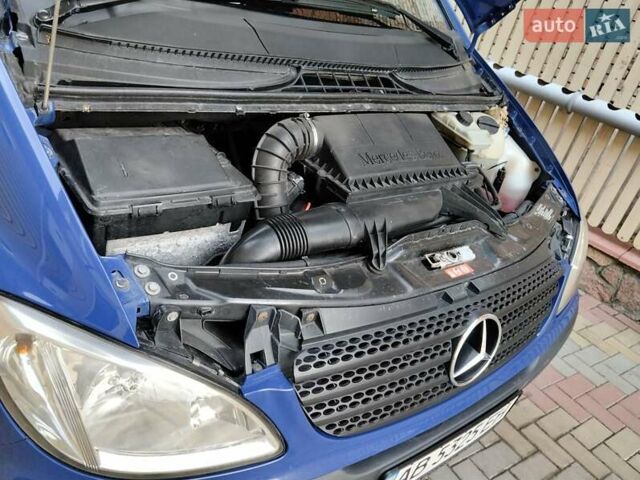 Синий Мерседес Вито, объемом двигателя 2.2 л и пробегом 435 тыс. км за 7200 $, фото 11 на Automoto.ua