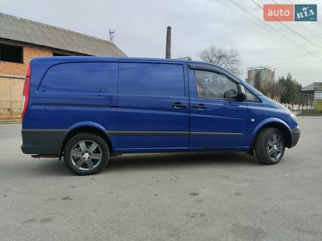 Синий Мерседес Вито, объемом двигателя 2.2 л и пробегом 435 тыс. км за 7200 $, фото 6 на Automoto.ua