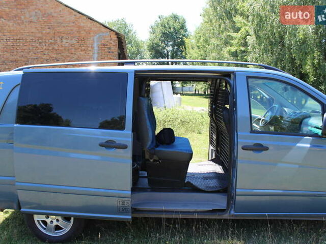 Синий Мерседес Вито, объемом двигателя 2.15 л и пробегом 222 тыс. км за 9555 $, фото 6 на Automoto.ua