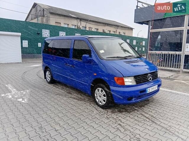Синий Мерседес Вито, объемом двигателя 2.2 л и пробегом 465 тыс. км за 3500 $, фото 3 на Automoto.ua