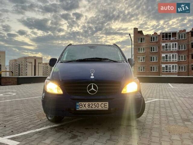 Синий Мерседес Вито, объемом двигателя 2.15 л и пробегом 372 тыс. км за 4600 $, фото 2 на Automoto.ua