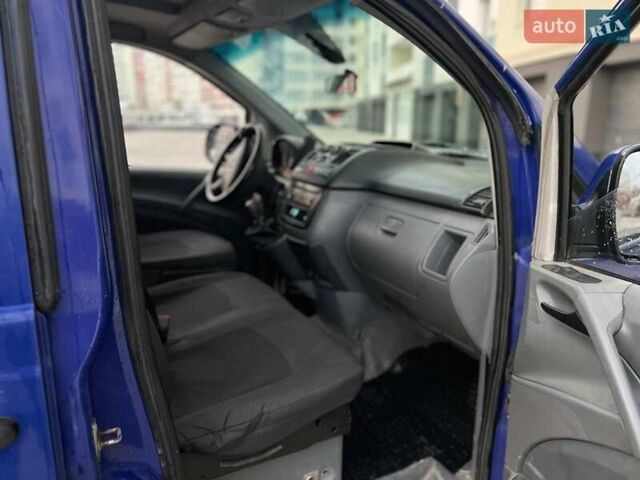 Синий Мерседес Вито, объемом двигателя 2.15 л и пробегом 372 тыс. км за 4600 $, фото 9 на Automoto.ua