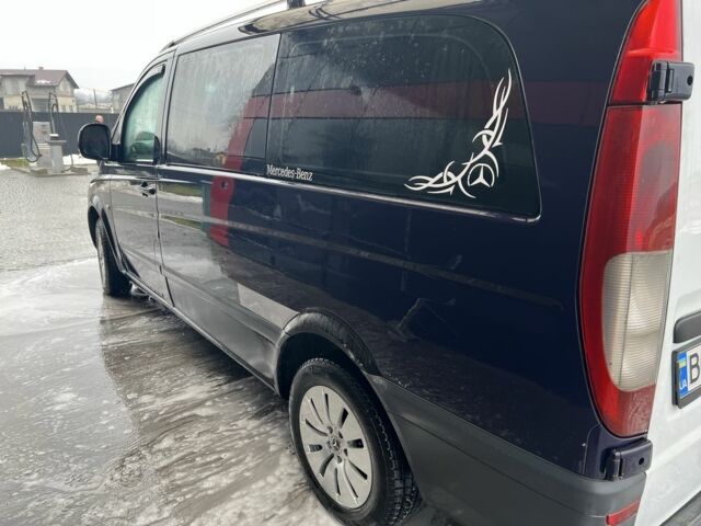 Синий Мерседес Вито, объемом двигателя 2.1 л и пробегом 500 тыс. км за 7000 $, фото 3 на Automoto.ua