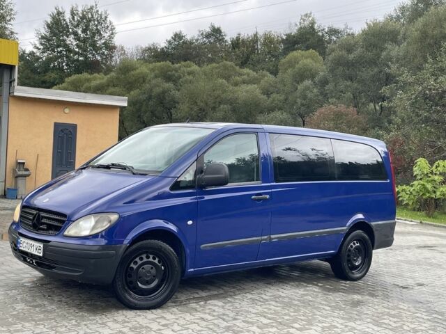 Синий Мерседес Вито, объемом двигателя 2.2 л и пробегом 300 тыс. км за 5800 $, фото 18 на Automoto.ua
